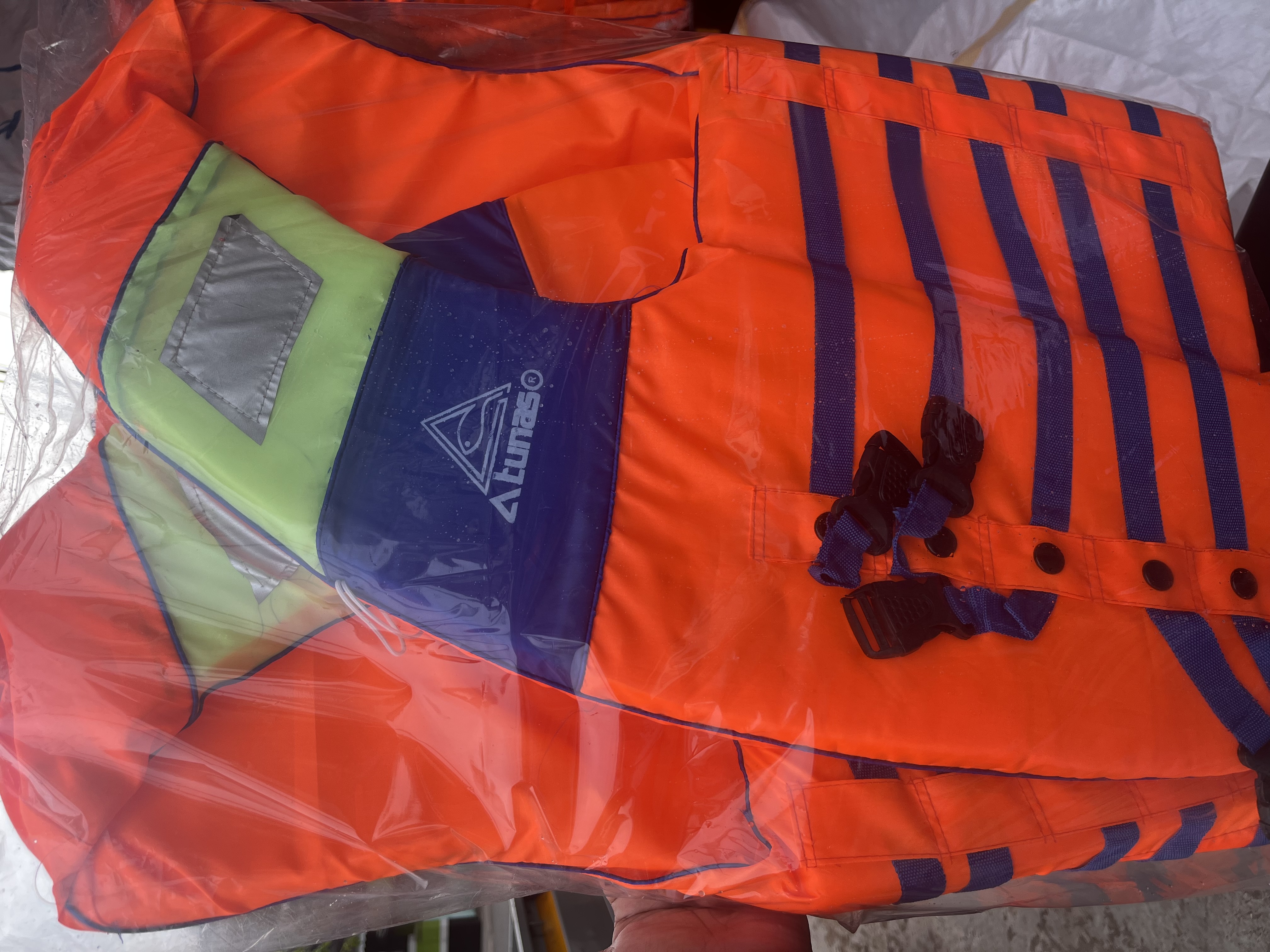 BAJU PELAMPUNG "AS" [L] ORANGE