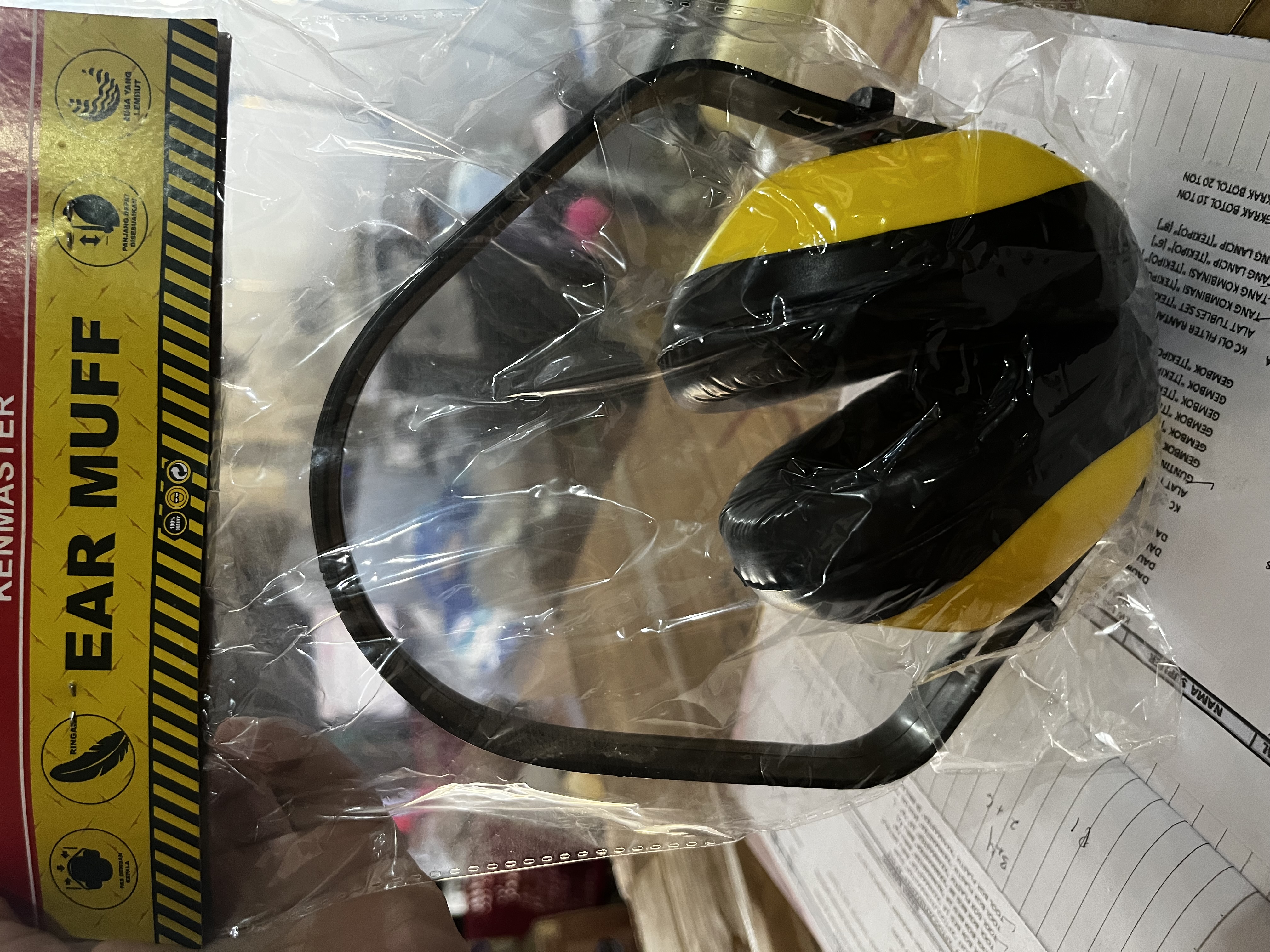 EAR MUFF "XPTOOL/KENMASTER" KUNING HITAM